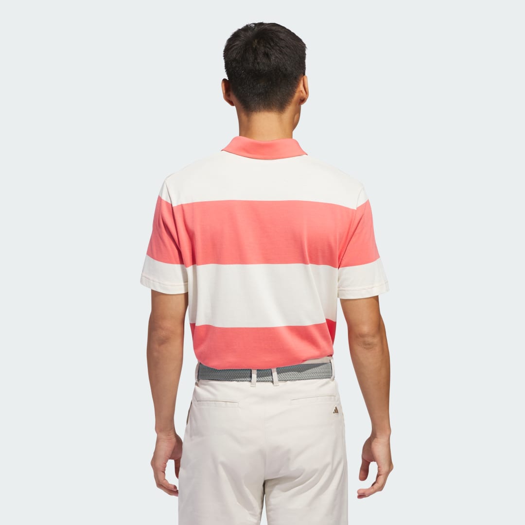 Colorblock Rugby Stripe Polo Shirt