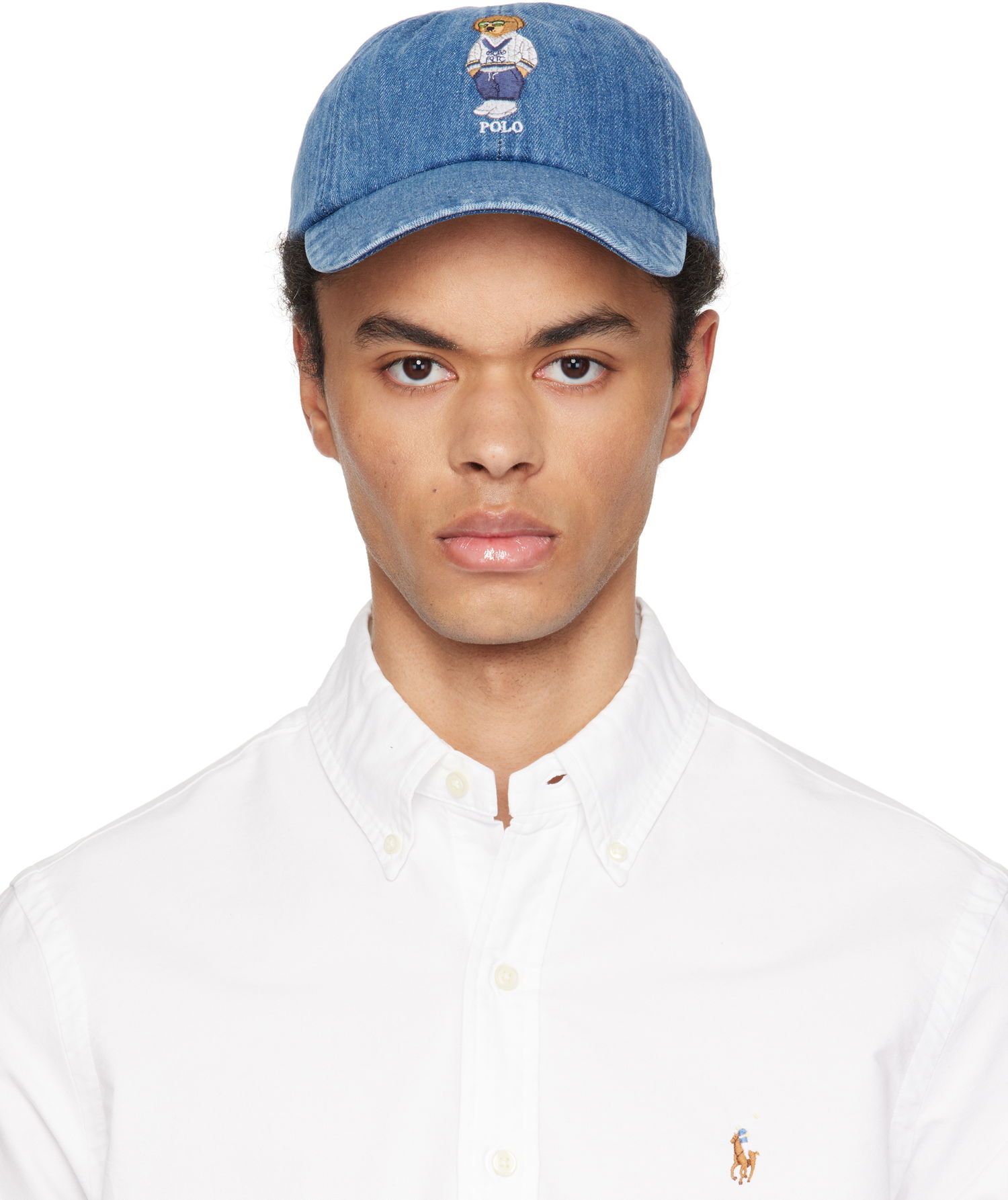 Šiltovka Polo by Ralph Lauren Ralph Lauren Embroidered Denim Cap Modrá | 710969639001, 0