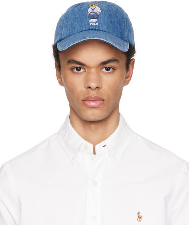 Šiltovka Polo by Ralph Lauren Ralph Lauren Embroidered Denim Cap Modrá | 710969639001, 0