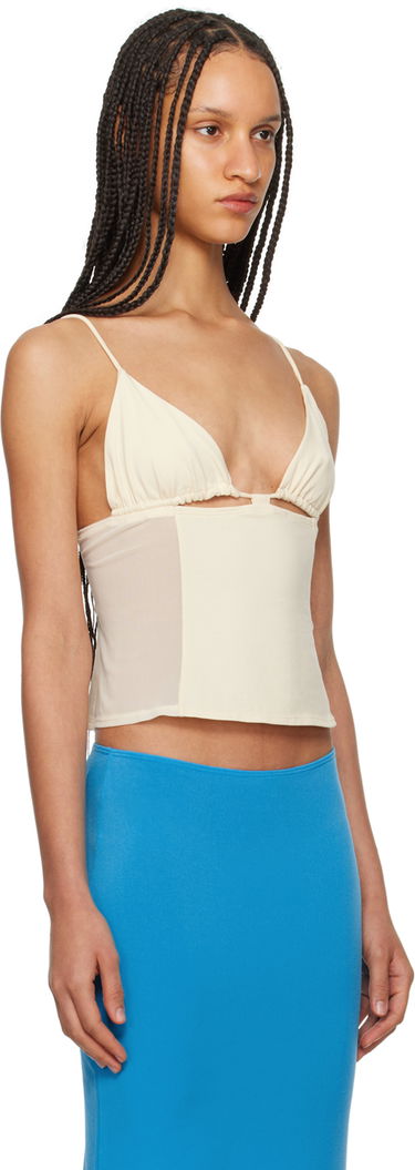 Podprsenka Miaou Miaou Ellie Cutout Tank Top Béžová | 7113JRBCRM, 1
