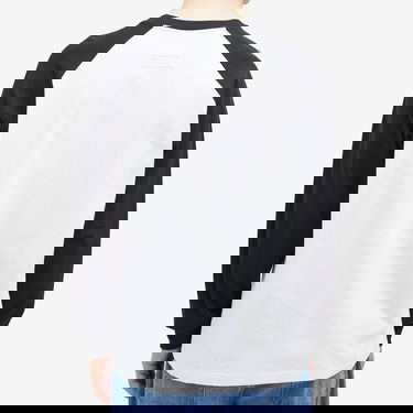 Tričko AAPE by A Bathing Ape AAPE Now Raglan Long Sleeve T-Shirt, Large Biela | AAPLTM1541XXNBKX, 3