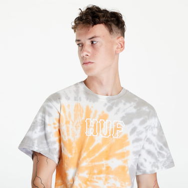 Tričko HUF SF Dye Tiedye T-Shirt Šedá | TS01630 ORNGE, 3