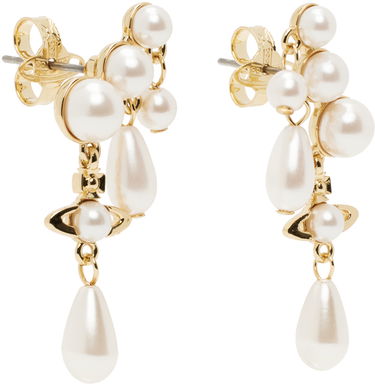 Náušnice Vivienne Westwood Vivienne Westwood Marybeth Pearl Drop Earrings Metalická | 6202015M-02R107-CN, 1