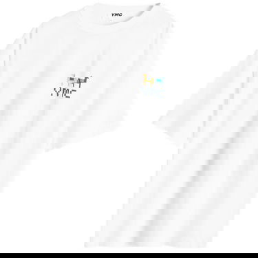 Tričko YMC Triple Quilt Graphic T-Shirt Biela | P6XAJ-10, 0