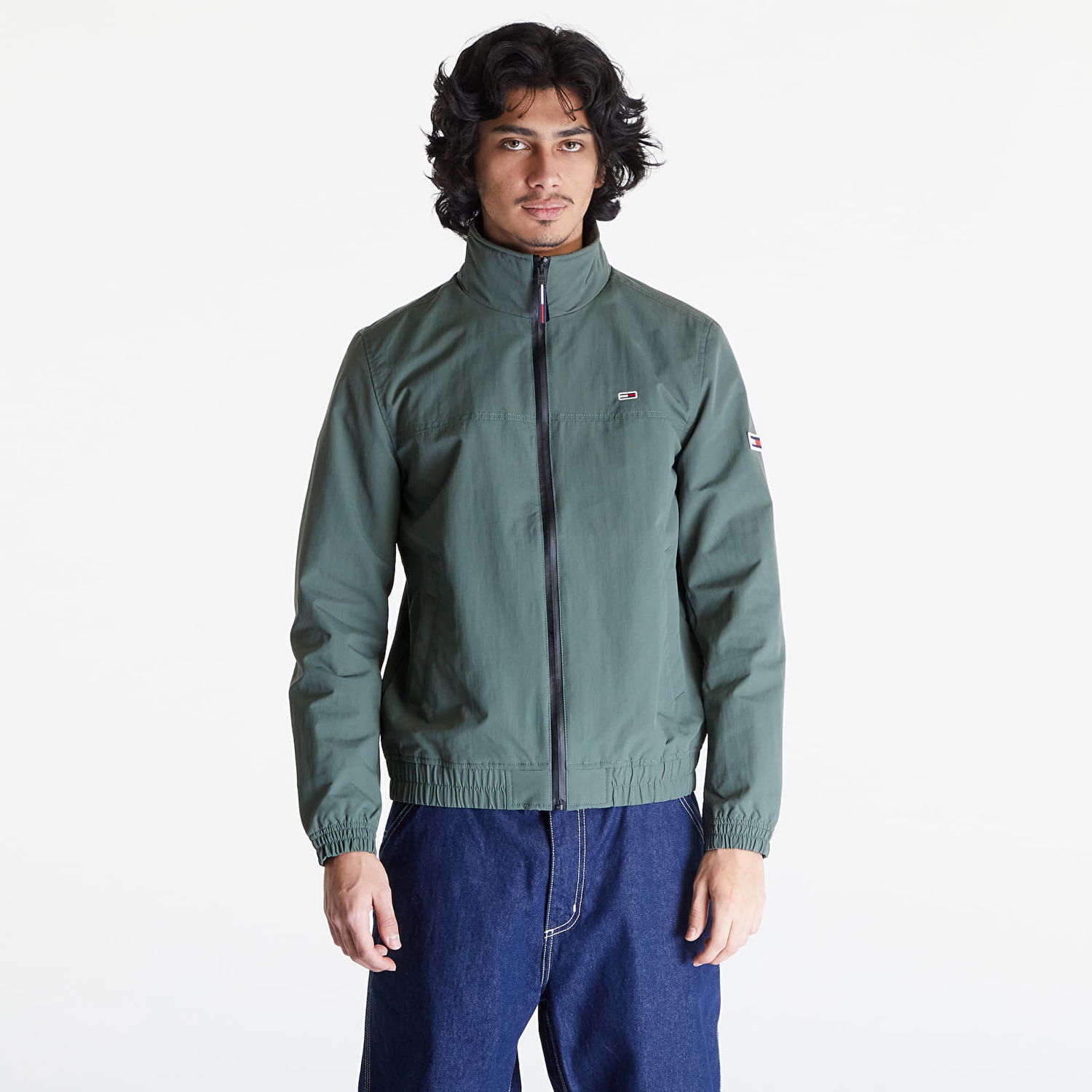 Bunda Tommy Hilfiger Tommy Jeans Essential Casual Bomber Zelené | DM0DM15382 MRY, 0