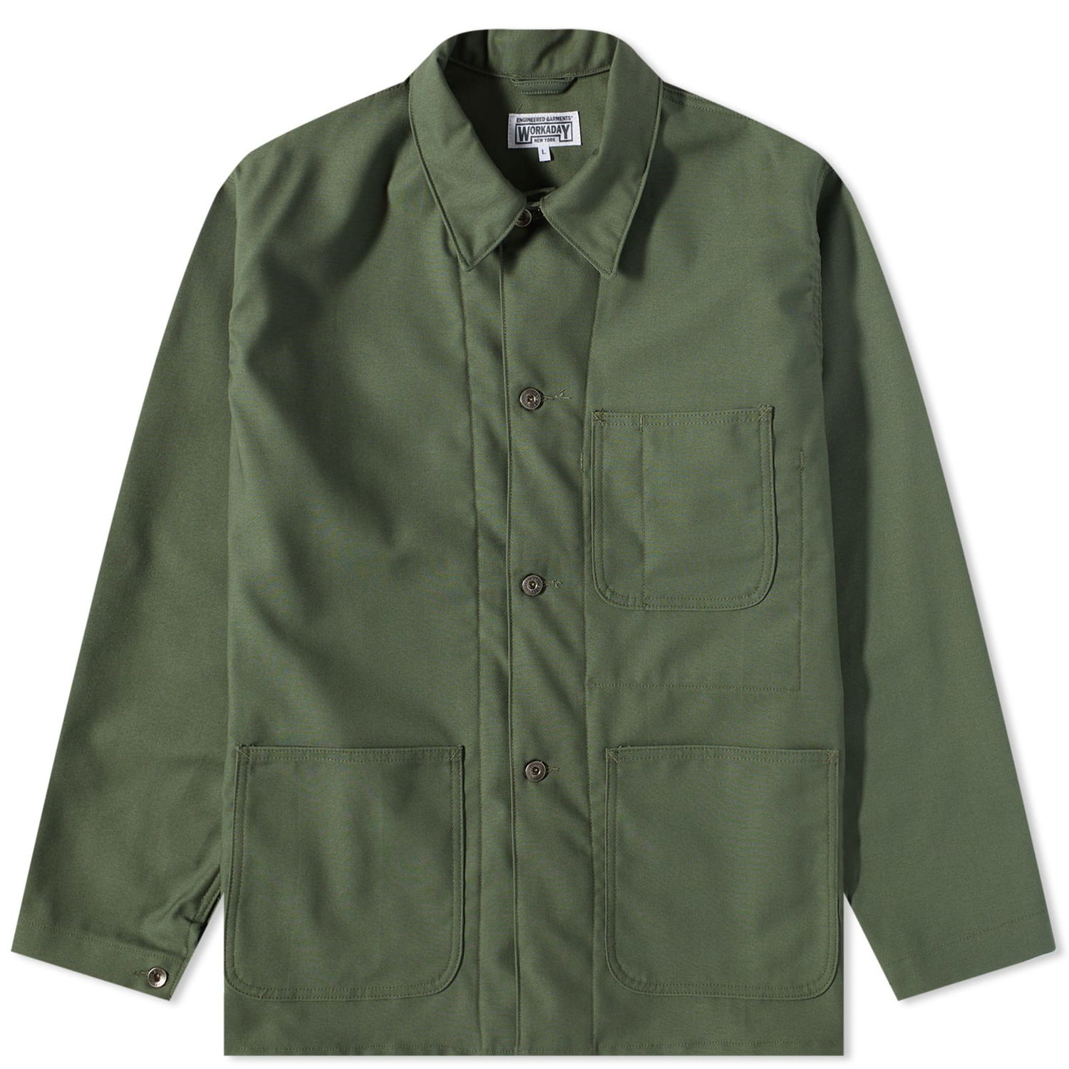 Bunda Engineered Garments Workaday Utility Jacket Zelené | 23S2WDD001-A, 0
