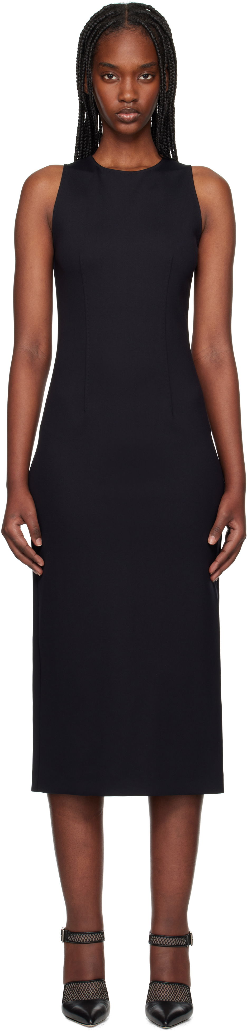 Šaty Max Mara Max Mara Serves Midi Dress Navy | 2511621028600, 0