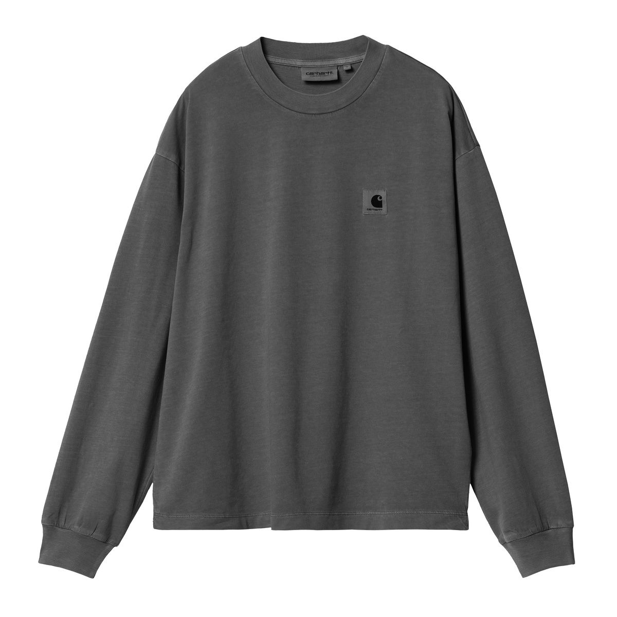 Tričko Carhartt WIP Long Sleeve Nelson T-Shirt Šedá | I033052_32, 0