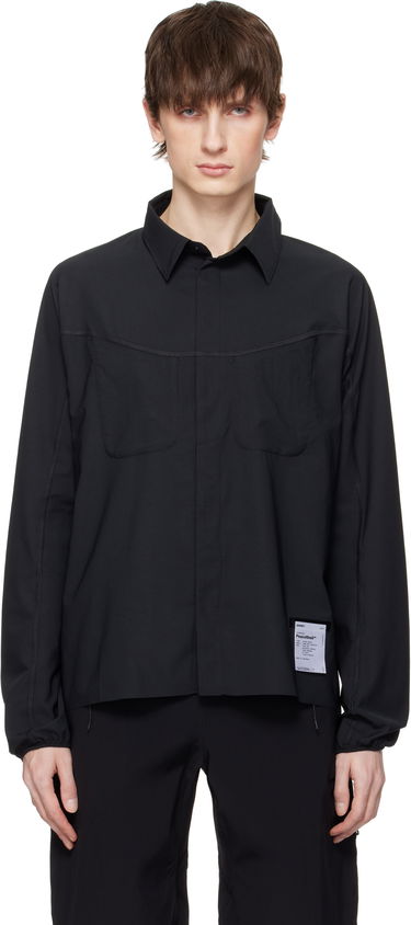 Košeľa Satisfy Satisfy PeaceShell River Shirt Čierna | 11017-BK, 0