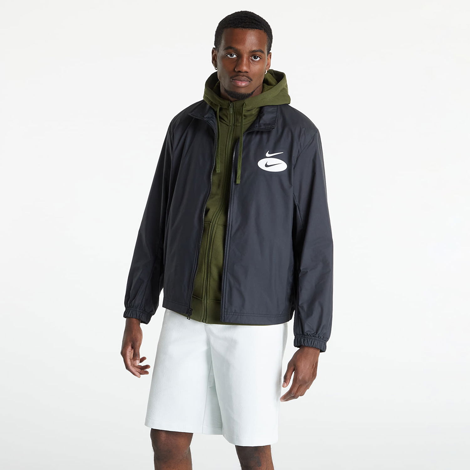 Bunda Nike Swoosh League Woven Lined Jacket Čierna | DM5479-010, 0