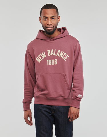 Mikina New Balance Hoodie Vínová | MT33553-WAD, 1