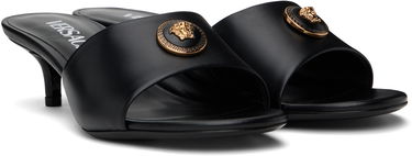 Starostlivosť o obuv Versace Versace Alia 45mm Heeled Sandals Čierna | 1018241_DVT2P_1B00V, 3