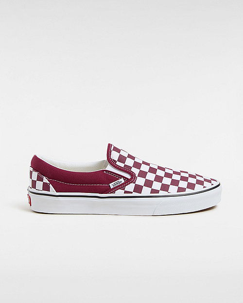 Tenisky a topánky Vans VANS Classic Slip-On Color Theory Checkerboard Vínová | VN000D5PZCF