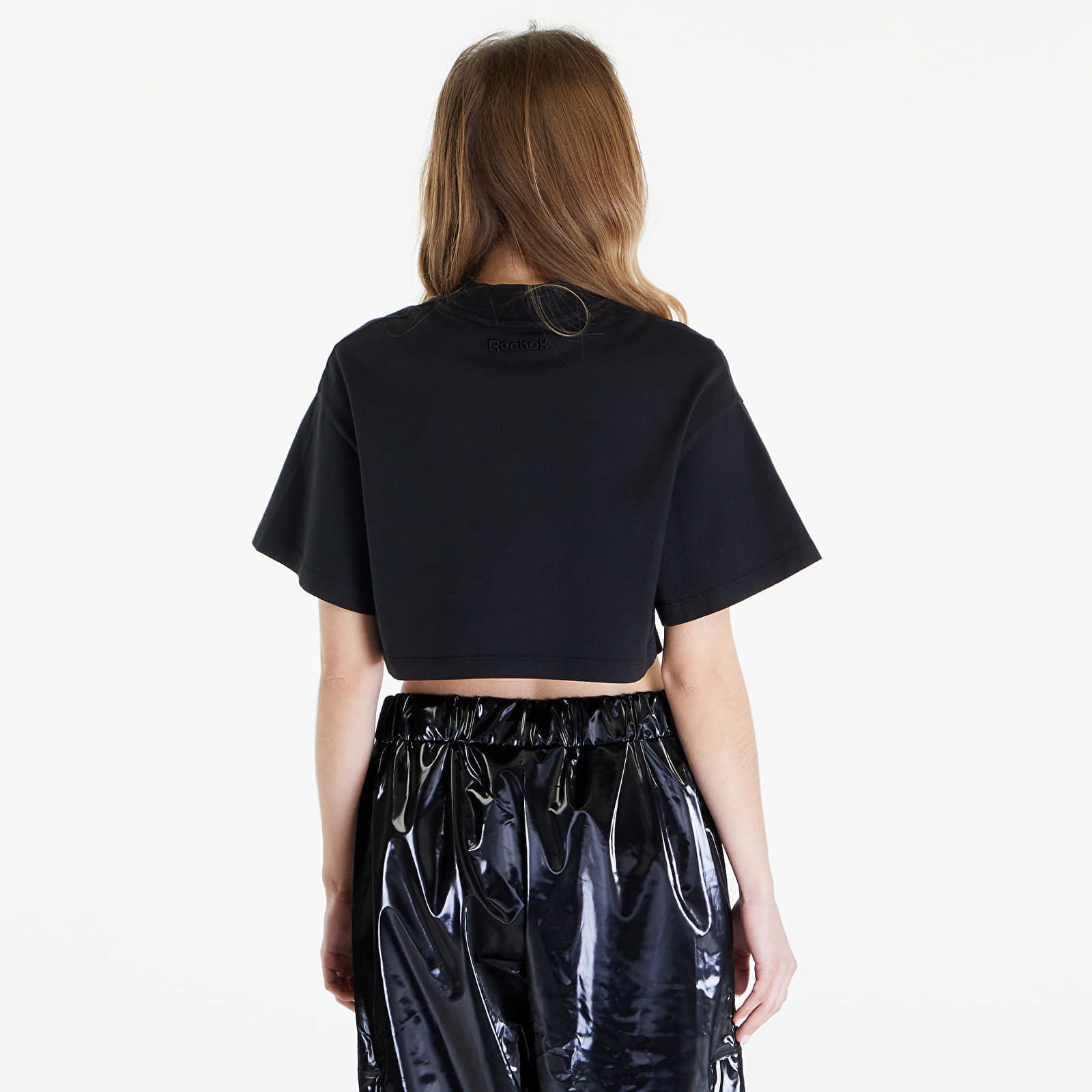 Washed Cropped Tee Washed Black