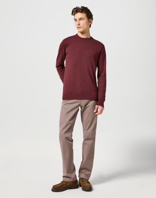 Sveter Wrangler Wrangler Knit Sweater Vínová | 112357203:XXL, 0
