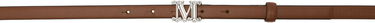 Opasok Max Mara Max Mara Leather Monogram Belt Hnedá | 2514501011600, 0