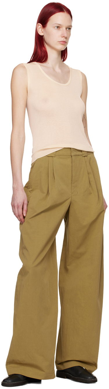 Tielko LEMAIRE LEMAIRE Seamless Tank Top Béžová | TO1159 LK1017, 4