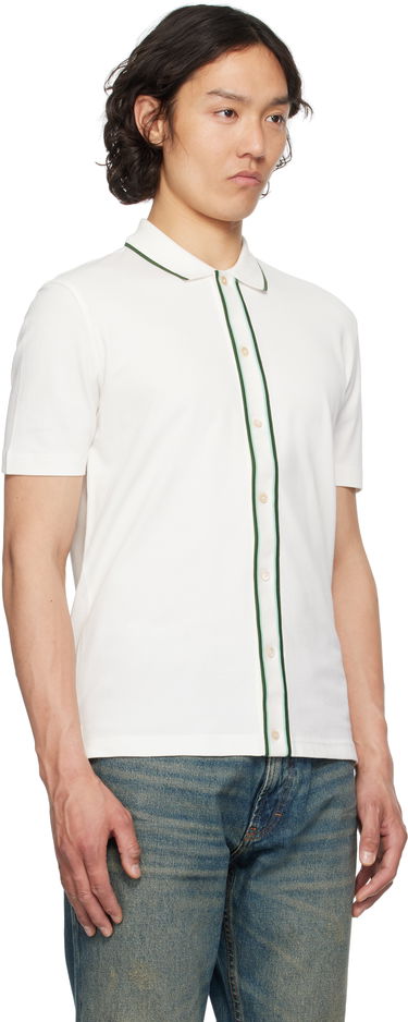 Polo tričko Paul Smith PS Paul Smith Stretch Cotton Placket Polo Biela | M2R-787Y-P21511-02A, 1