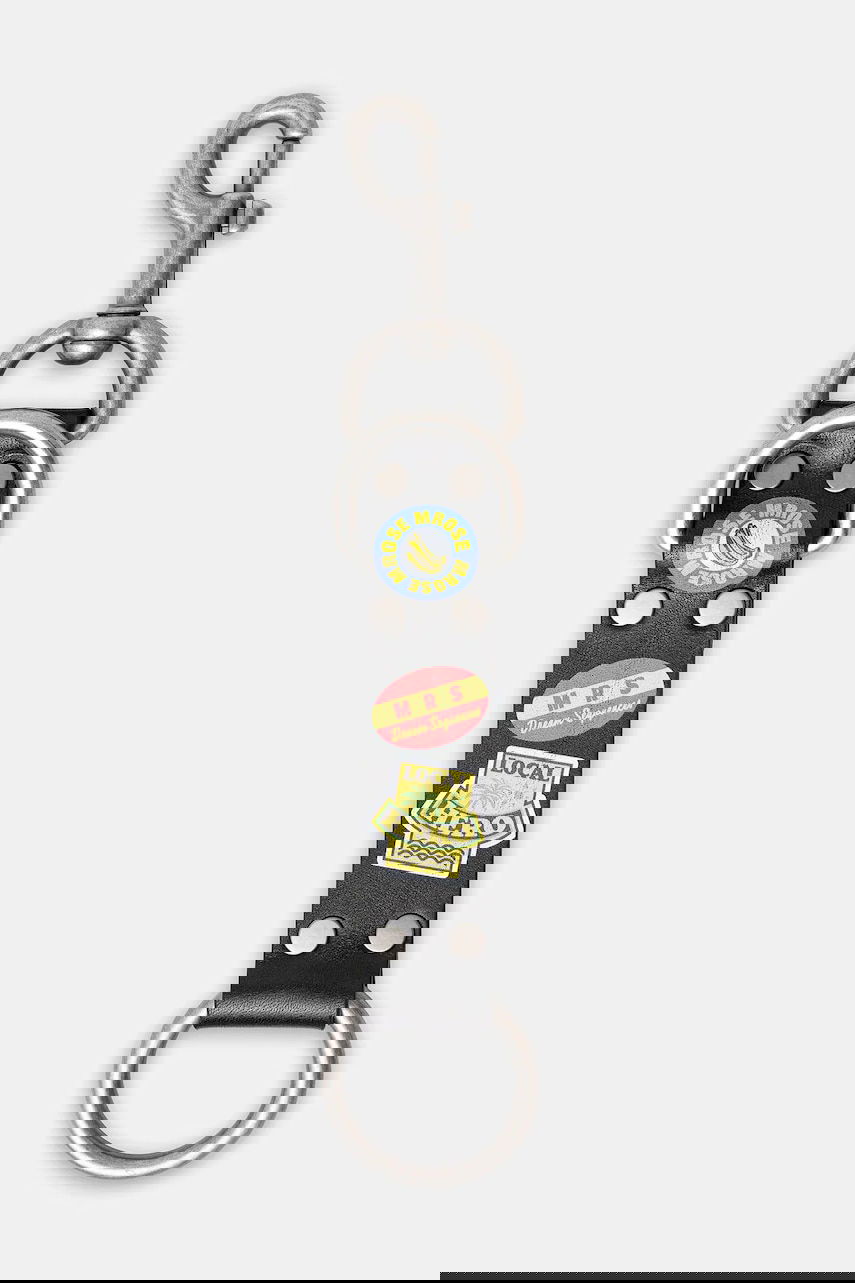 Kľúčenka Martine Rose Martine Rose Bondage Leather Keychain Čierna | 1166LP01030, 0