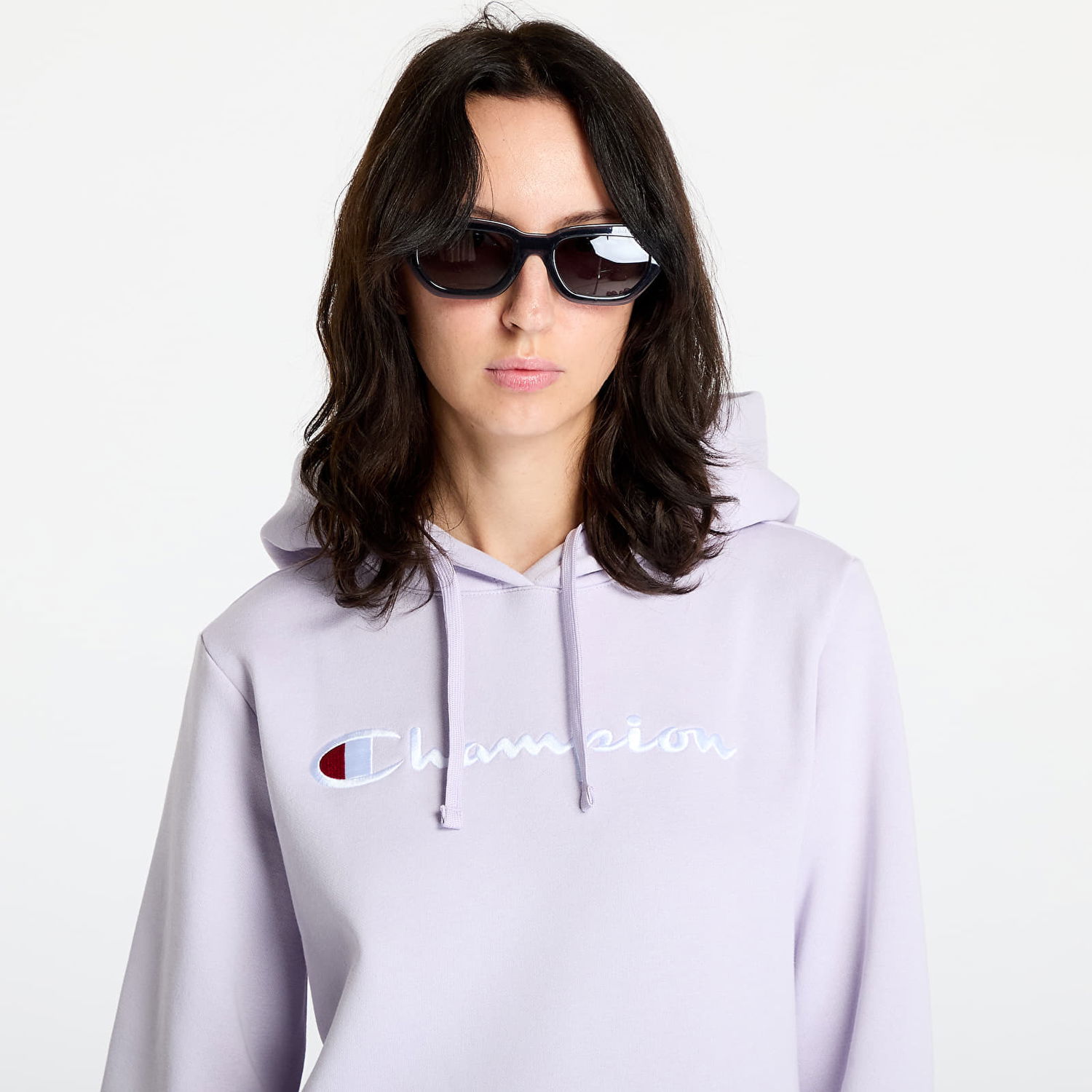 Mikina Champion Hooded Sweatshirt Purple Fialová | 117529 CHA VS057, 1