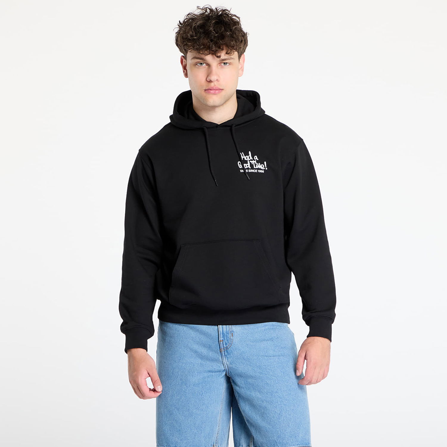 Mikina Vans Vans Good Times Pullover Hoodie Čierna | VN000M1RBLK1, 0