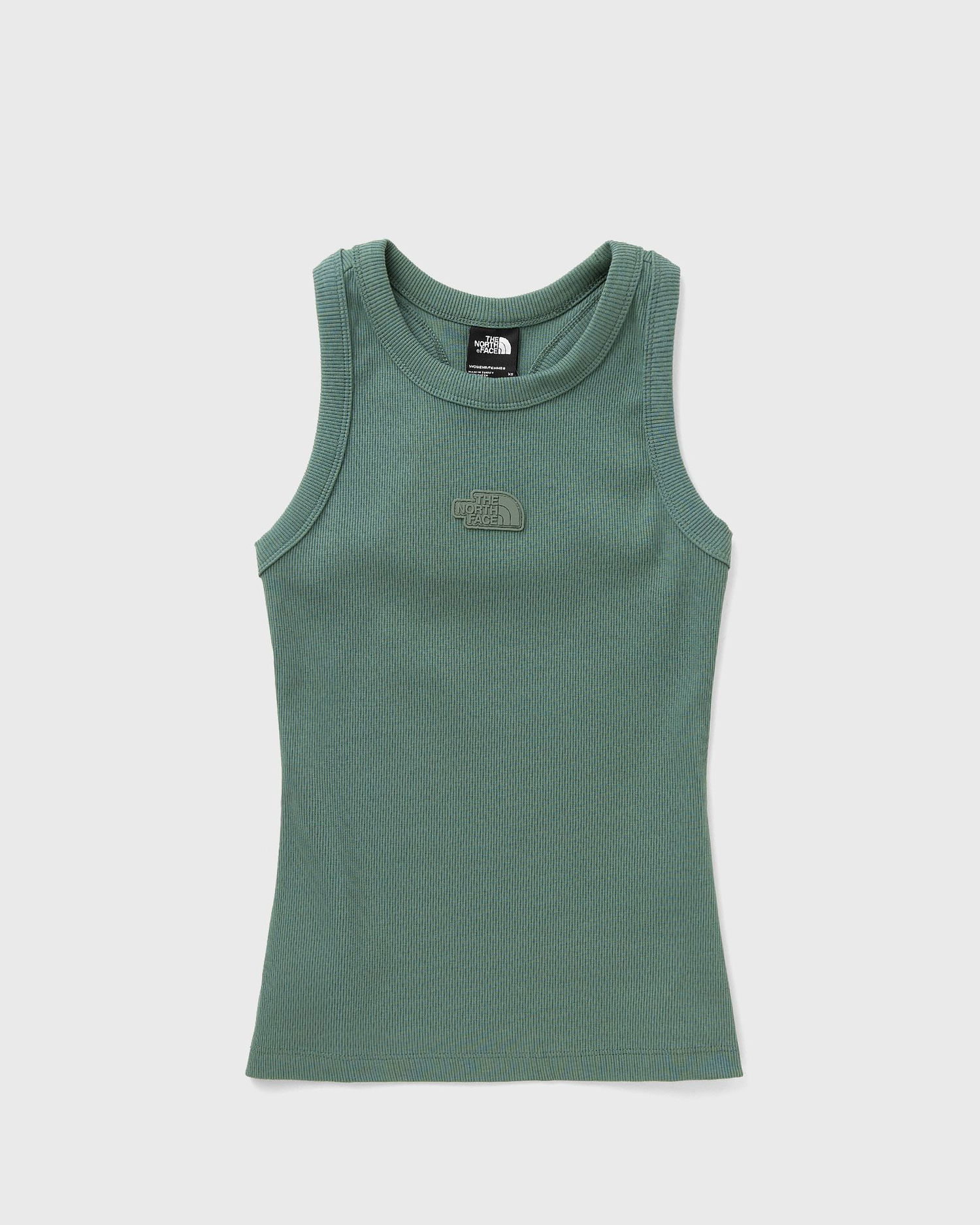 Tielko The North Face Women's Slim Fit Ribbed Tank Top Zelené | NF0A8BVTHCH1, 0