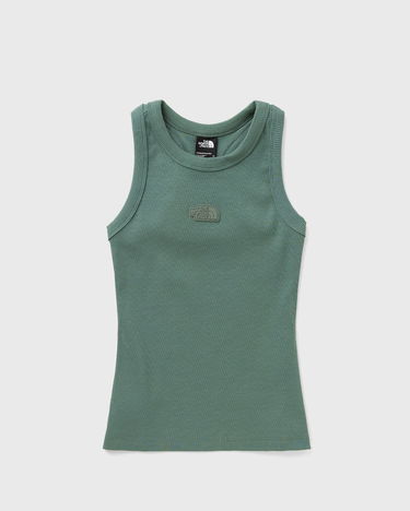 Tielko The North Face Women's Slim Fit Ribbed Tank Top Zelené | NF0A8BVTHCH1, 0