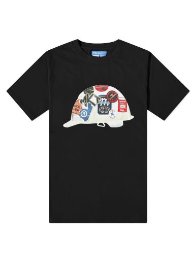 Tričko MARKET Hard Hat T-Shirt Čierna | 399001574-BLK