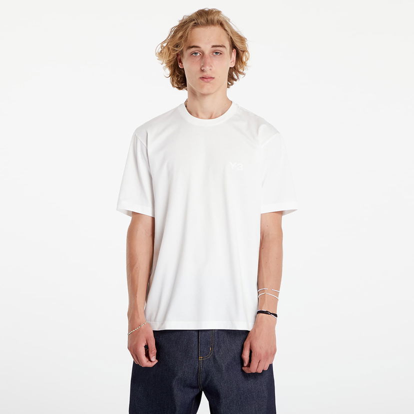 Tričko Y-3 Regular Short Sleeve Tee Core White Biela | JD9829