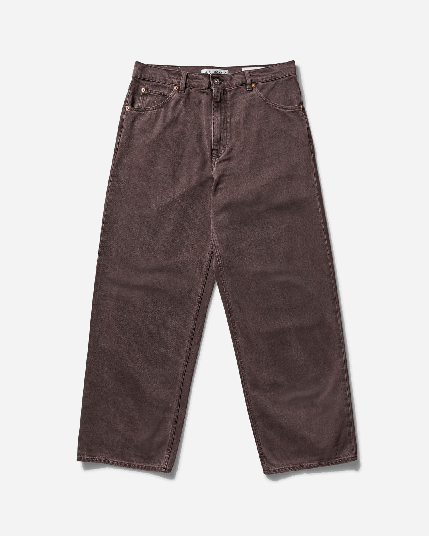 Džínsy OUR LEGACY Vast Cut Jeans Hnedá | M2255VCR 001, 0