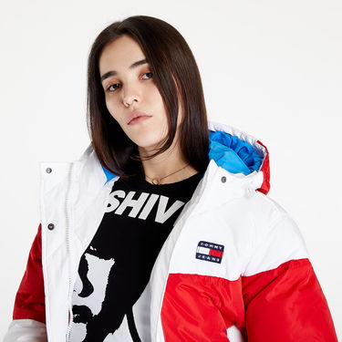 Prešívaná bunda Tommy Hilfiger Shiny Badge Puffer Rôznofarebný | DW0DW14298 XNL, 4
