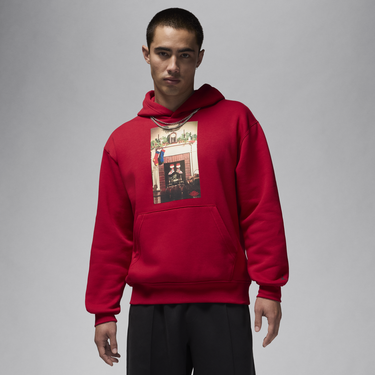 Mikina Jordan Jumpman "Chimney" Fleece Hoodie Červená | HQ5654-687, 0