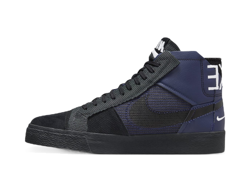 Skateboarding Nike SB SB Zoom Blazer Mid Premium Deconstructed Midnight Navy Navy | FD5113-400