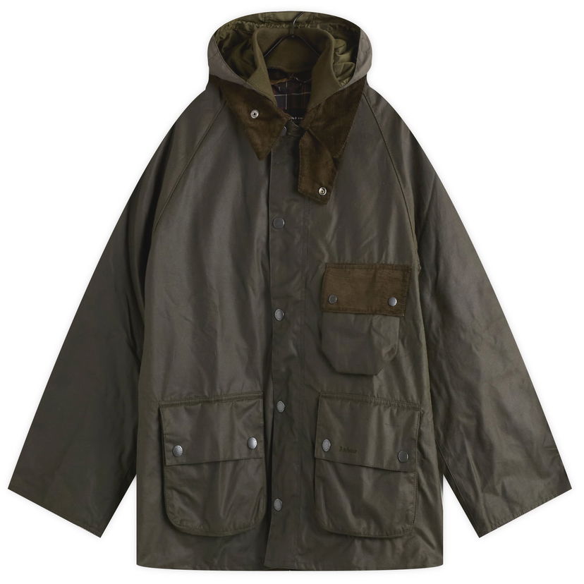 Bunda Barbour Heritage + Modified Solway Wax Jacket Size Large Zelené | MWX2479OL71