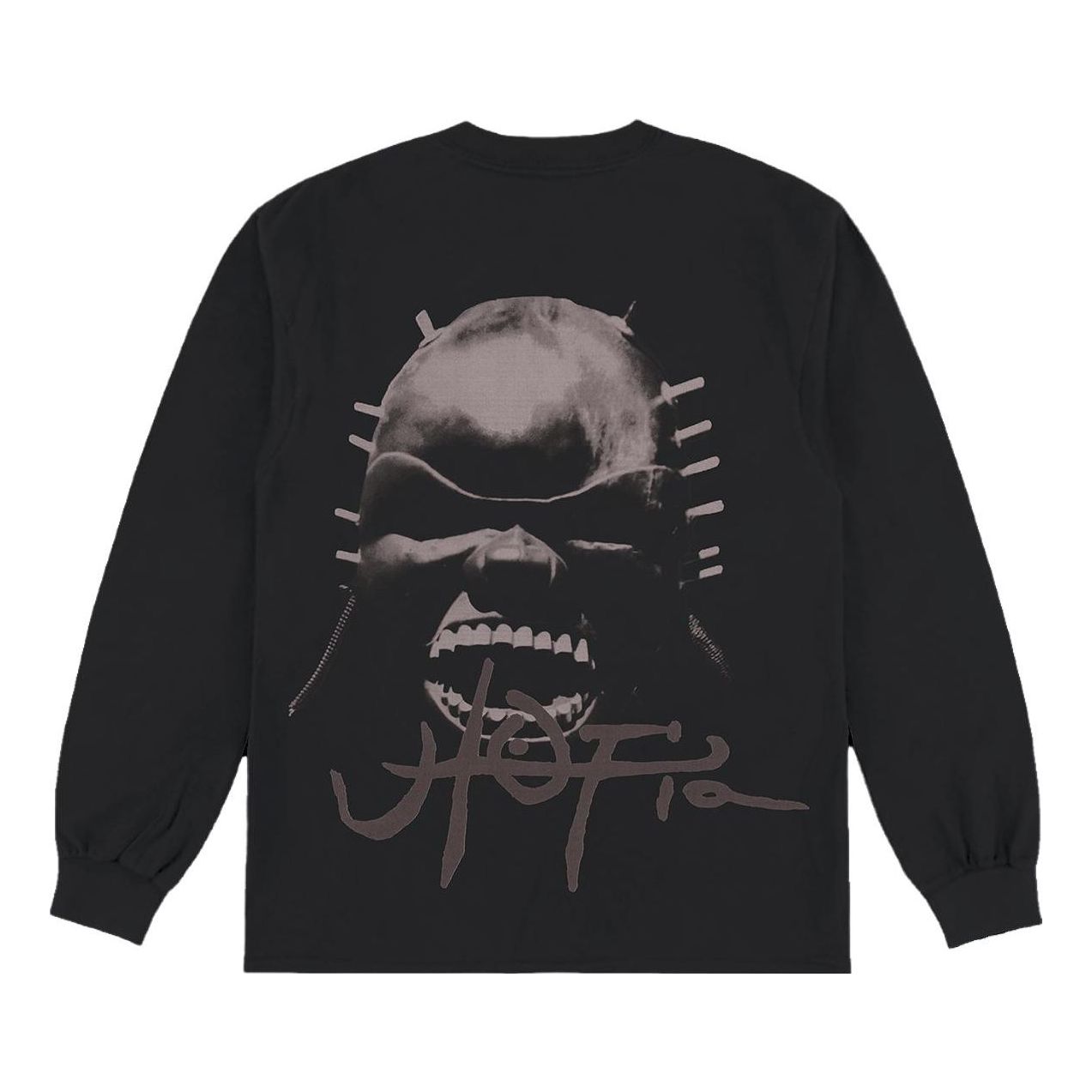 Tričko Cactus Jack by Travis Scott Travis Scott Utopia A1 Long Sleeve T-Shirt Čierna | TSUT-BS11, 0
