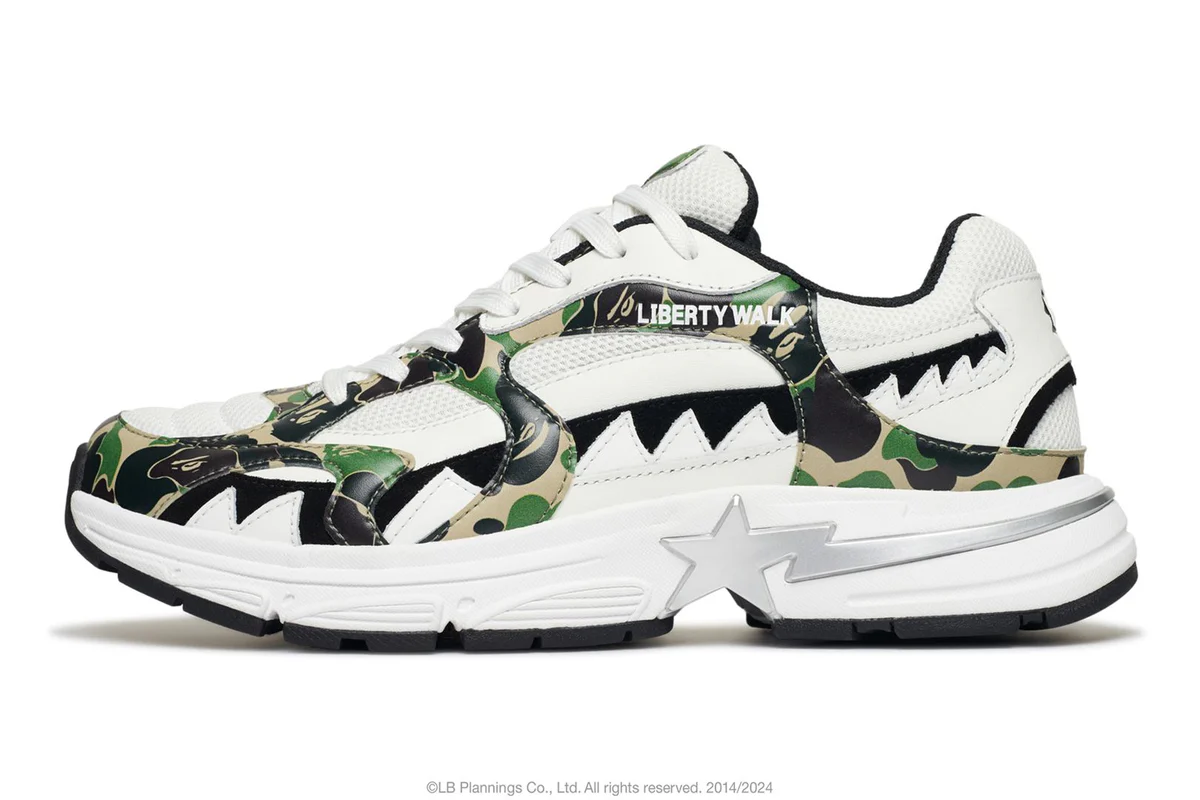 Tenisky a topánky BAPE LBWK Shark Sta Biela | 0ZXSHM191922N, 0