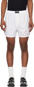 Marine Serre Regenerated Linen Shorts