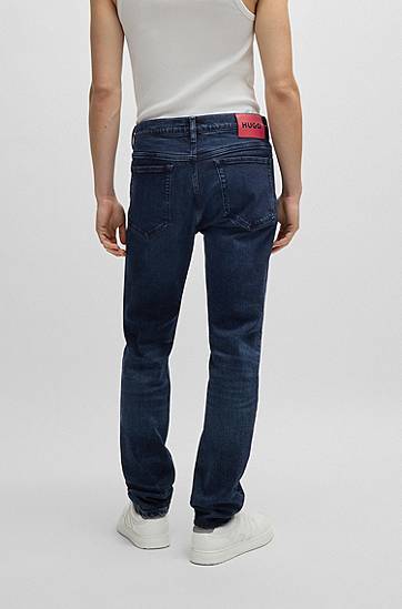Džínsy BOSS Slim-Fit Stretch Denim Jeans Modrá | 50530610, 1