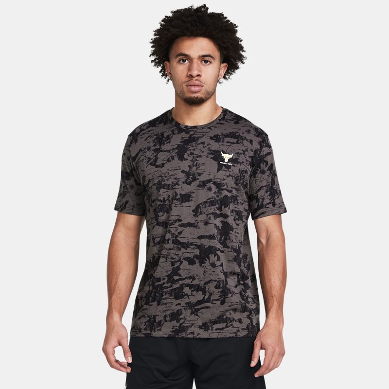 Tričko Under Armour Project Rock Payoff Kurzarm-Shirt Šedá | 1383194-176, 0