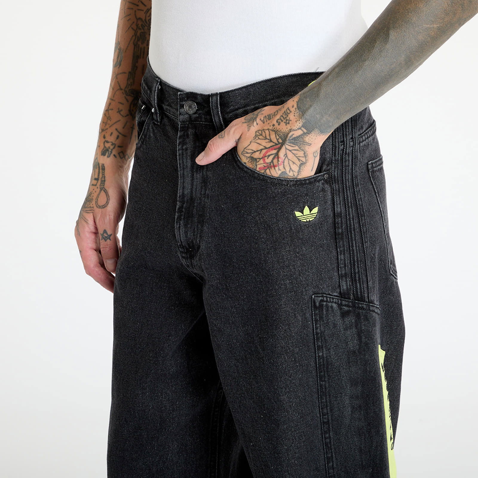 Moto Denim Pant Black