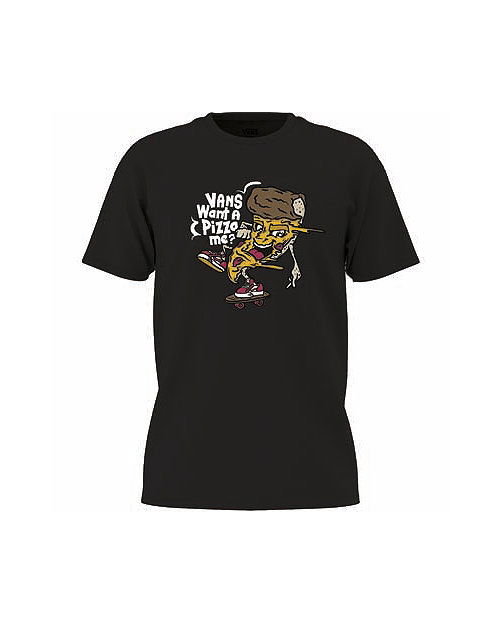Tričko Vans Vans Kids Pizza Me T-Shirt (8-14 Years) Čierna | VN000NQ2BLK, 0