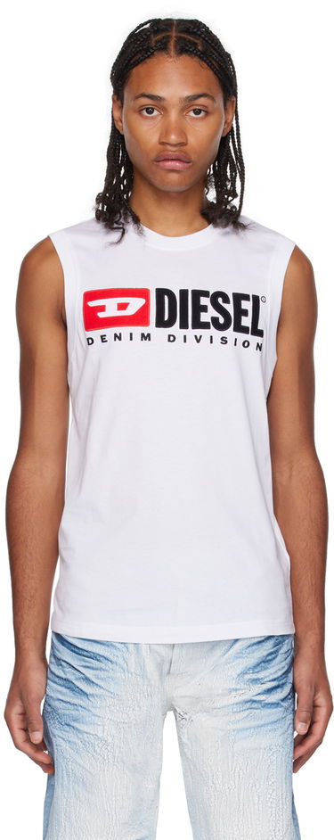 Tielko Diesel T-Isco-Div Tank Top Biela | A105080GRAI100, 0