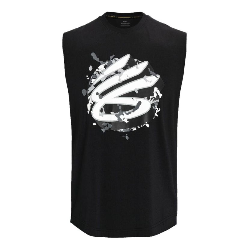 Tielko Under Armour Curry Sleeveless Graphic Tank Čierna | 1377307-001