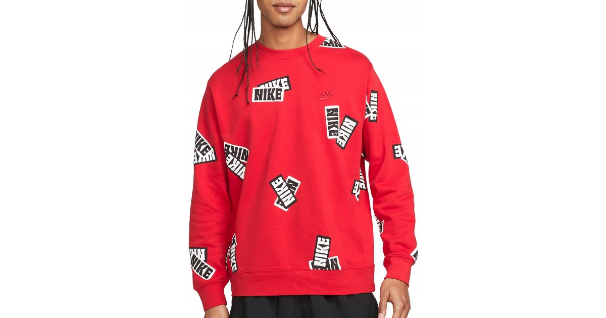 Mikina Nike Sportswear Sport Essentials+ Sweatshirt Červená | dm6883-657, 1