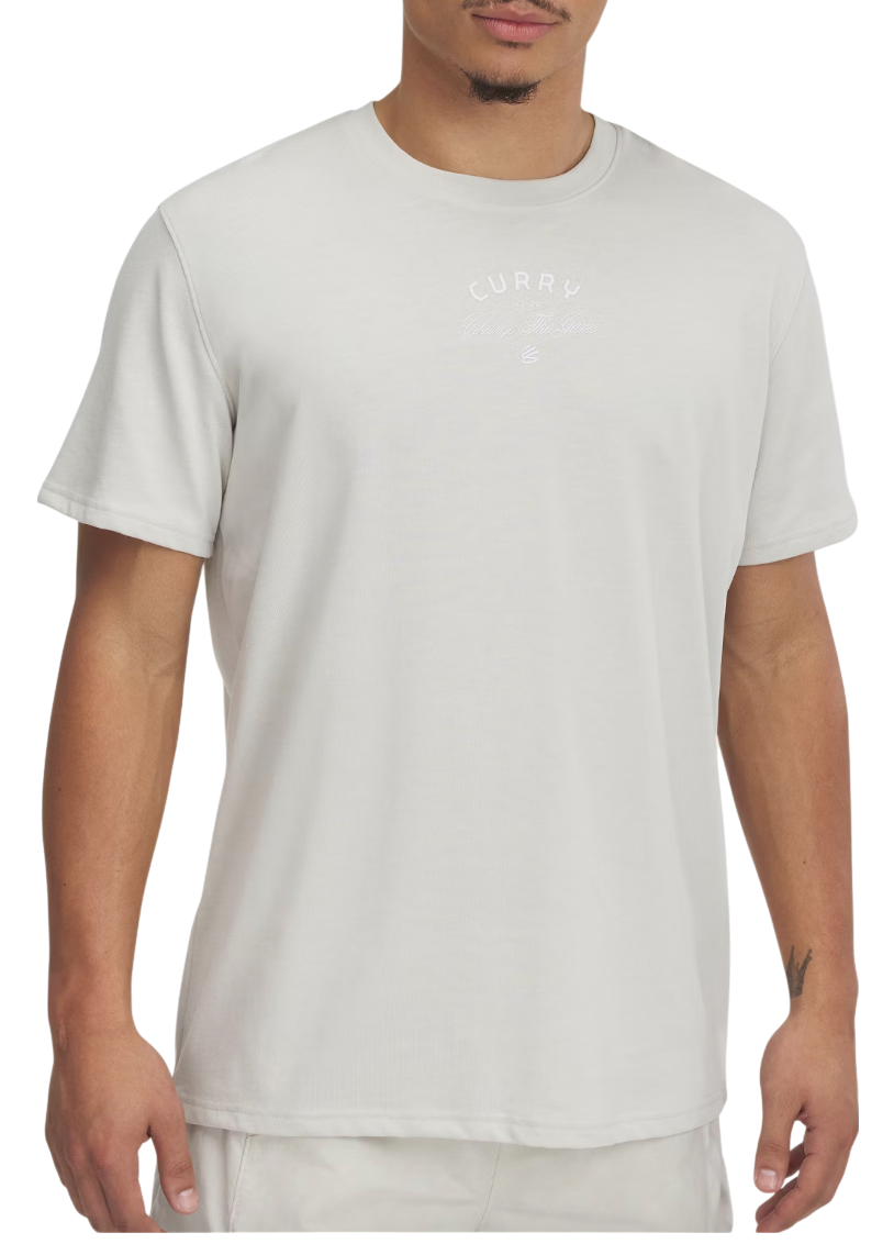Tričko Under Armour Curry HW Verbiage T-Shirt Biela | 1390405-110, 0