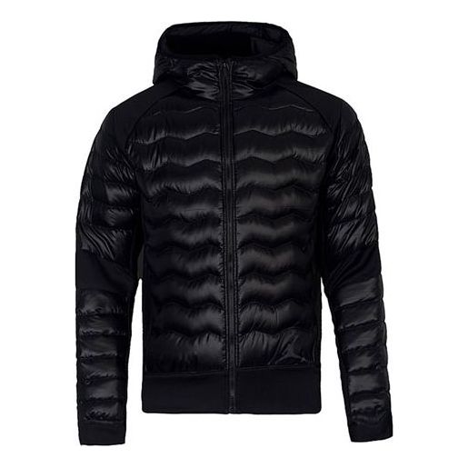 Prešívaná bunda Jordan Air Jordan Stay Warm Hooded Down Jacket Čierna | 807948-010