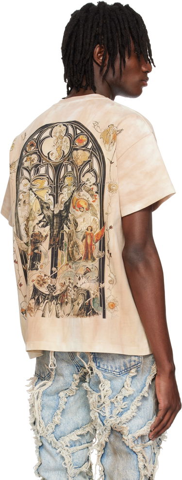Tričko Who Decides War Who Decides War Gleaming Graphic Short Sleeve T-Shirt Béžová | 1110230022SS25, 2