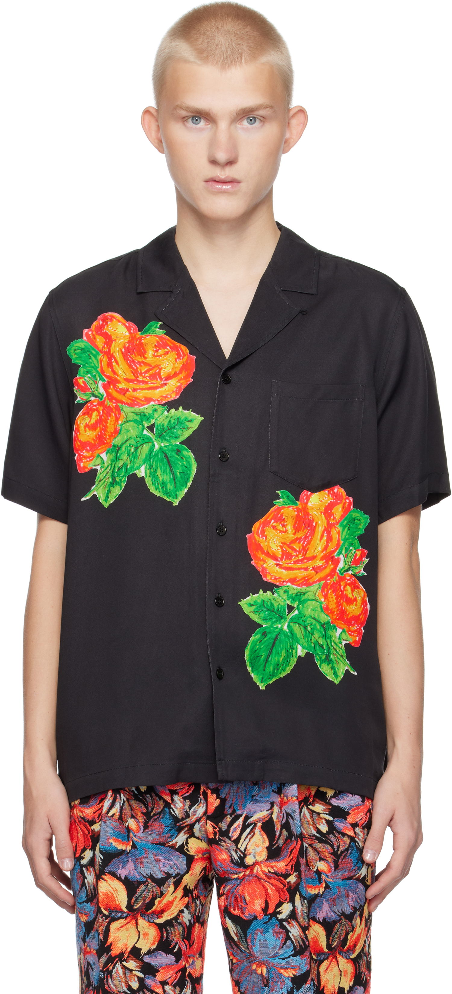 Košeľa Soulland Orson Shirt Čierna | 42045-1313, 0