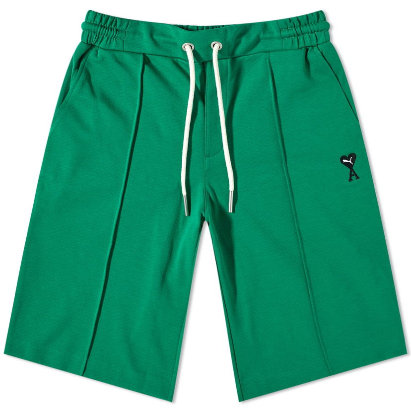 Šortky Puma AMI Heart Logo Sweat Shorts Zelené | 534071-96