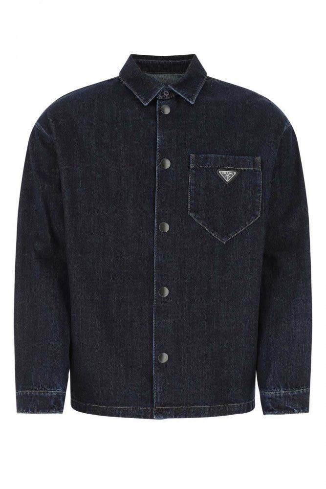 Košeľa Prada Denim Shirt Navy | GEC066S212109J- F0008, 0